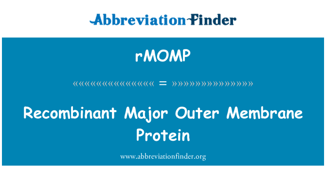 rMOMP: Recombinant Major membran luar Protein