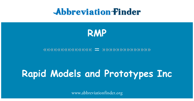 RMP: Taptap modèl Et Prototypes Inc