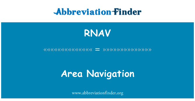 RNAV: Oblast navigace