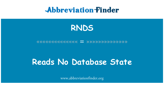 RNDS: Non legge stato del Database