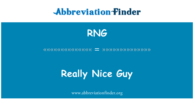 RNG: Naprawdę miły facet