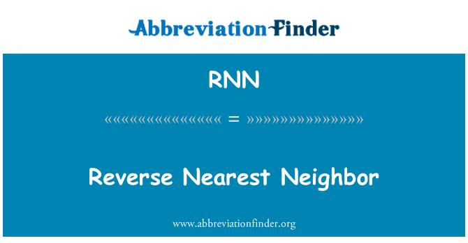 RNN: Invertir más cercano vecino