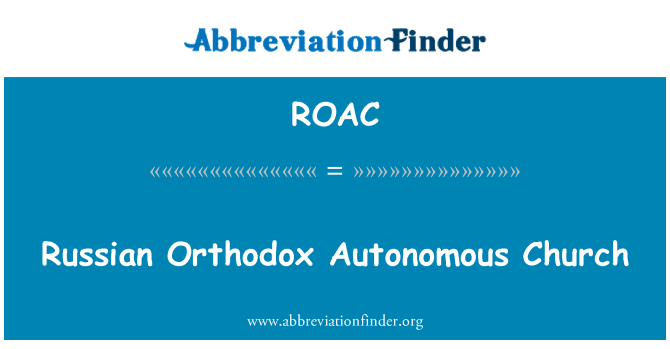 ROAC: Gereja autonomi Ortodoks Rusia