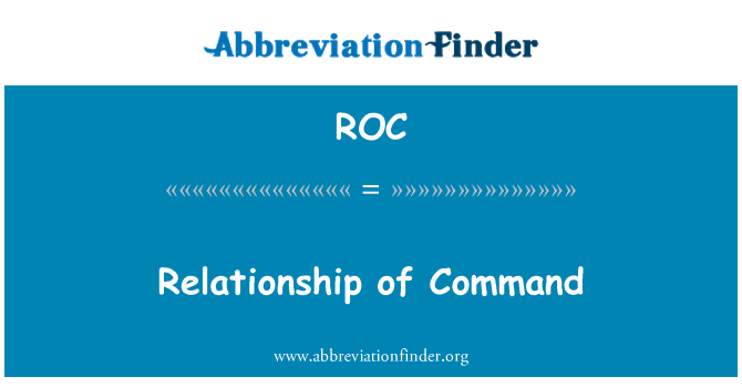 ROC: Komut arasındaki ilişki