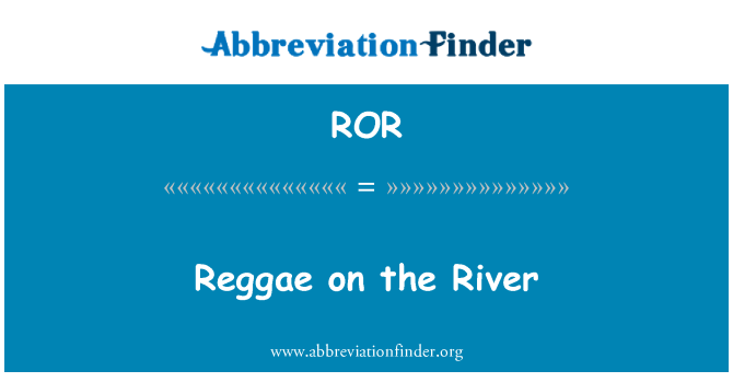 ROR: Reggae di Sungai