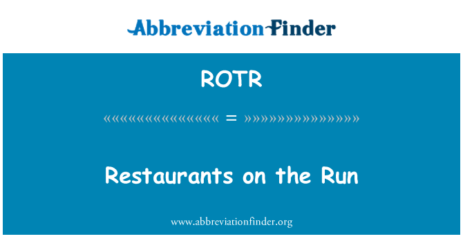 ROTR: Restoran-restoran pada jangka