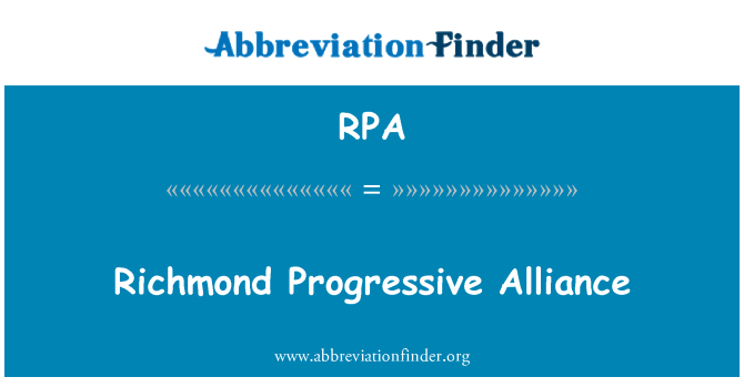 RPA: Perikatan Progresif Richmond