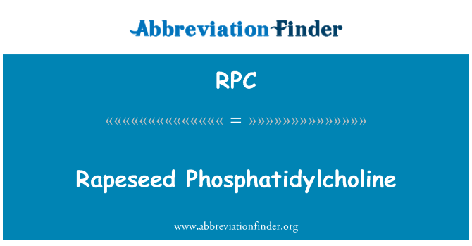 RPC: Phosphatidylcholine had rêp