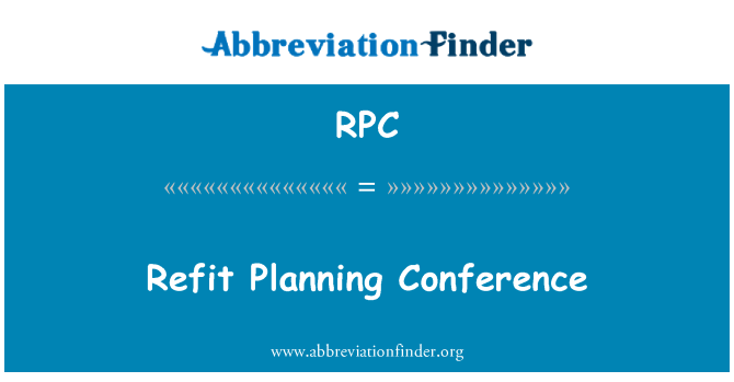 RPC: Mereparasi perencanaan konferensi