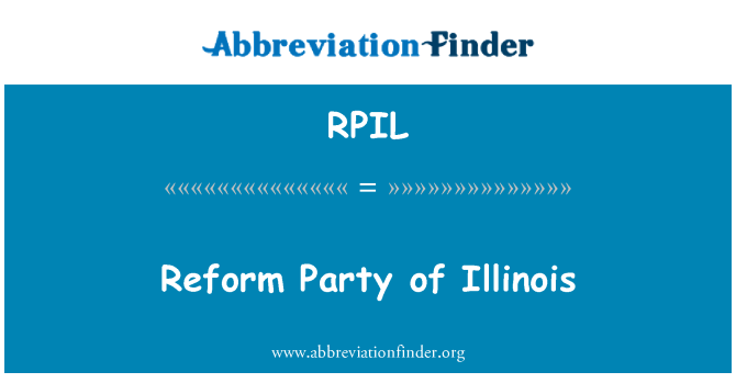 RPIL: Riforma tal-parti ta ' l-Illinois