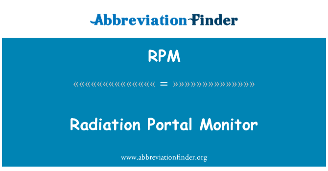 RPM: Sevanje Portal Monitor