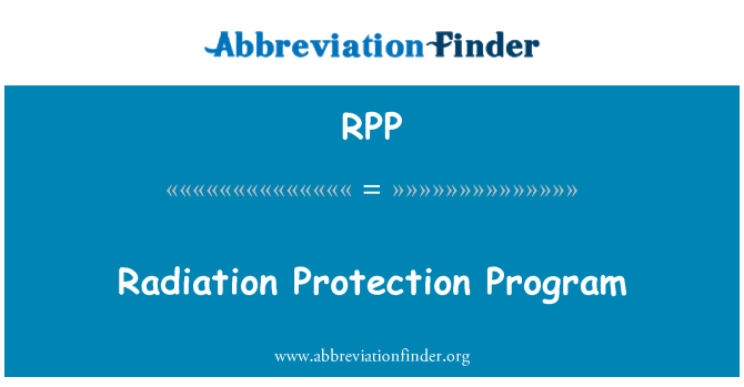 RPP: Strahlen-Schutz-Programm