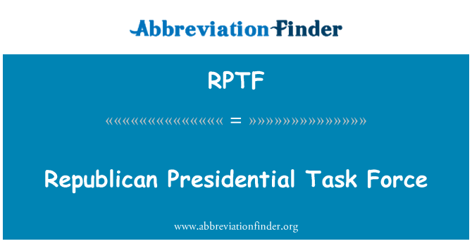 RPTF: Vabariikliku Presidendi töörühm