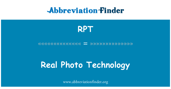 RPT: Technoleg Photo go iawn