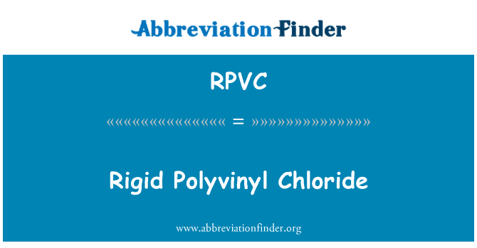 RPVC: Sèk Polyvinyl amonyak