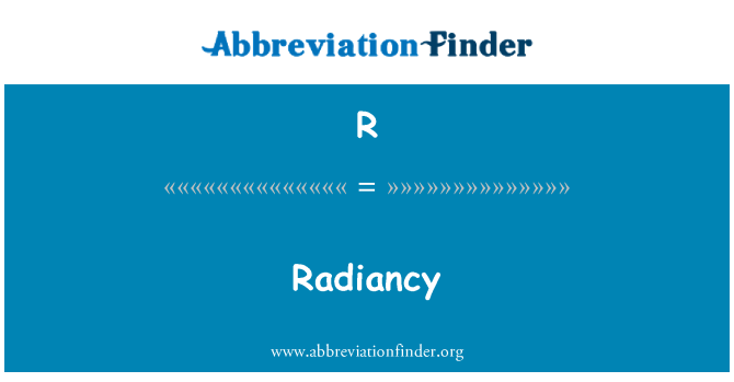 R: Radiancy
