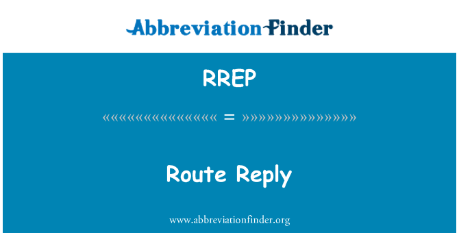 RREP: روٹ جواب