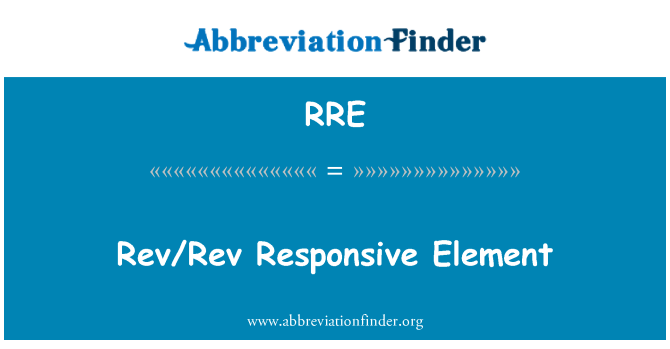 RRE: रेव/Rev उत्तरदायी तत्व