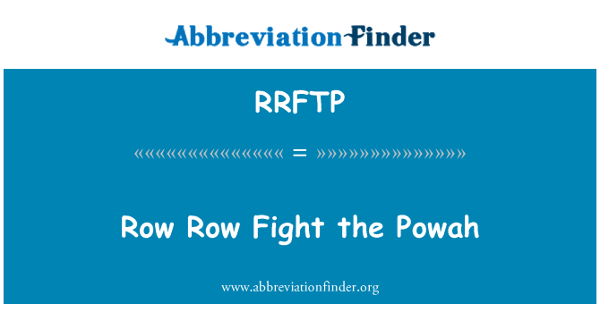 RRFTP: Fila fila lluitar contra la Powah