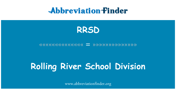 RRSD: Rolling River School Division