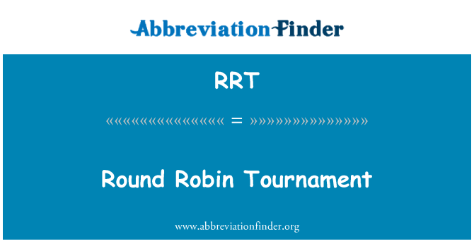 RRT: Round Robin turnaja