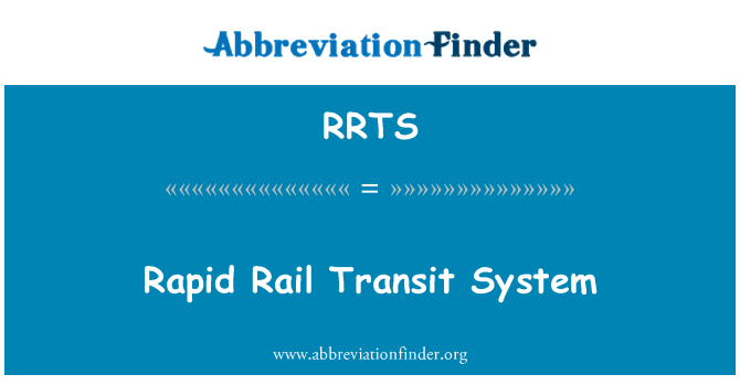 RRTS: Sistema di trasporto rapido ferroviario