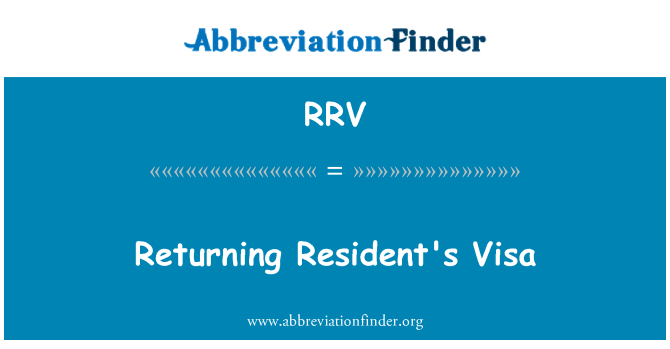 RRV: Viża li tirritorna għal residenti