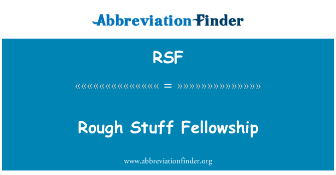 RSF: Drsný Fellowship