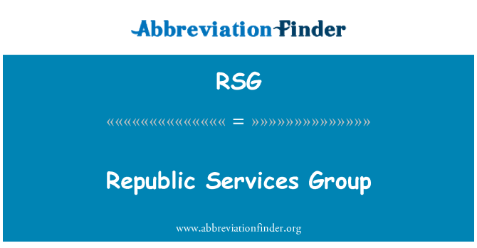 RSG: Gruppo Servizi Repubblica