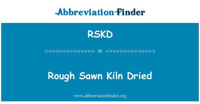RSKD: Lò gỗ thô khô