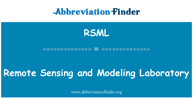 RSML: La télédétection et la modélisation de laboratoire