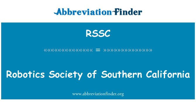 RSSC: Robotics Society of Southern California