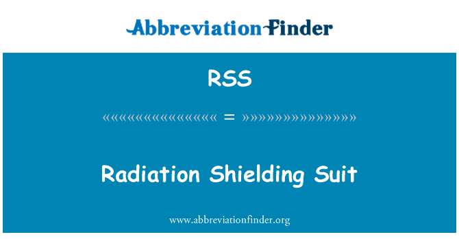 RSS: 방사선 차폐 복