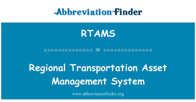 RTAMS: Sistema de gestió d'actius de transport Regional