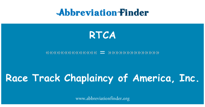 RTCA: Rase spor Chaplaincy America, Inc.