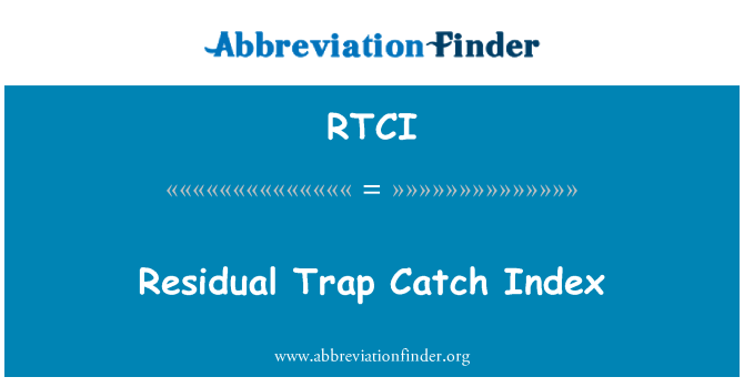 RTCI: Trampa residual atrapar Índice