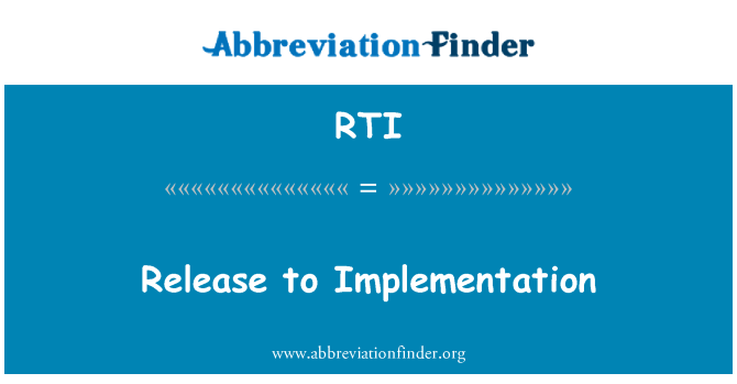 RTI: Atlaidiet pogu, lai īstenotu