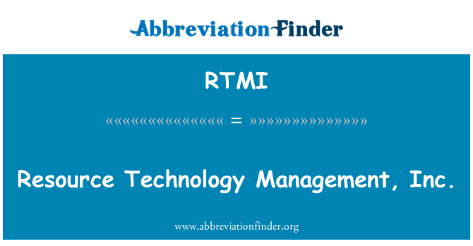 RTMI: Risorsa Technology Management, Inc.