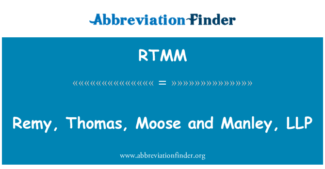 RTMM: Remy, Thomas, elg og Manley, LLP