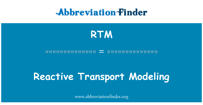 RTM: Reaktive Transport-Modellierung
