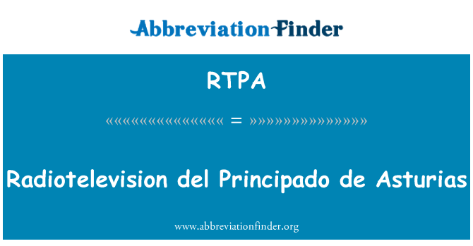 RTPA: Radiotelevision del Principado de Des