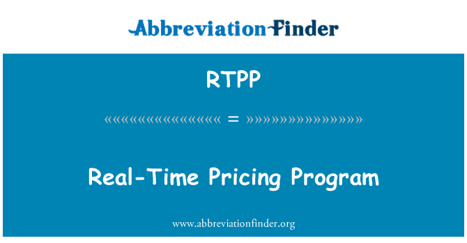 RTPP: Il-programm tal-prezzijiet f ' ħin reali
