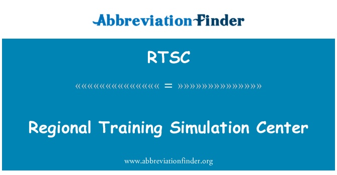 RTSC: Simulation sant fòmasyon rejyon