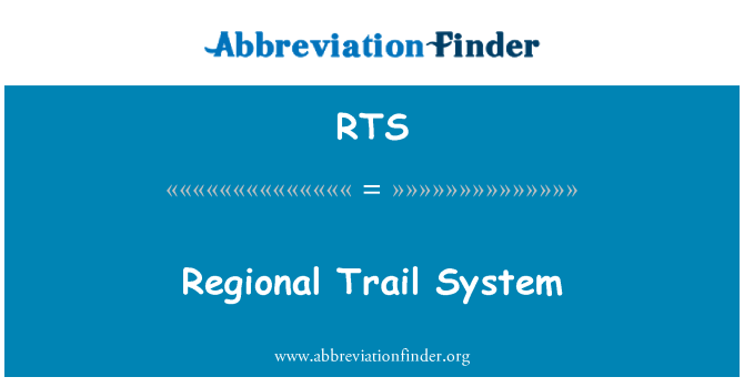 RTS: Regional Trail System