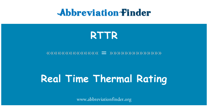 RTTR: 实时热评级
