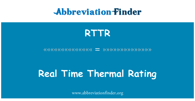 RTTR: Tempo reale valutazione termica