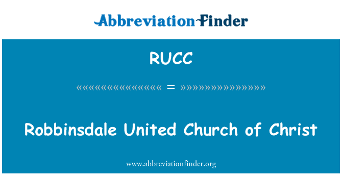 RUCC: Robbinsdale United Kristi kyrka