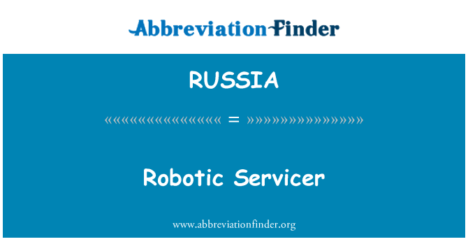RUSSIA: ロボット サービサー
