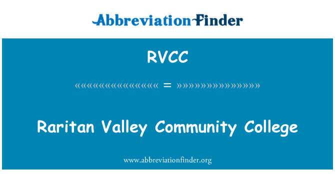 RVCC: Raritan Valley Community College
