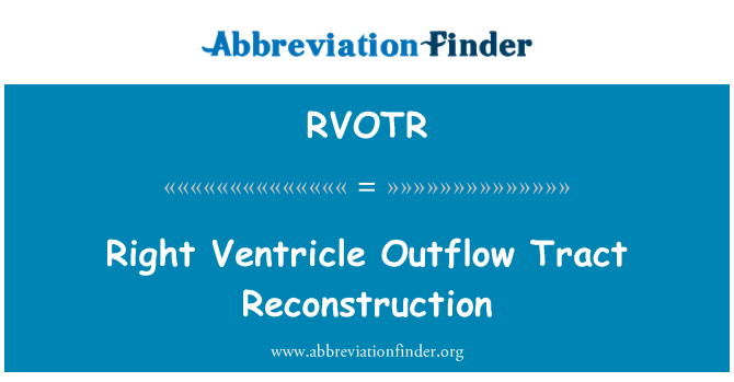 RVOTR: ฟื้นฟูอวัยวะกลวงขวากระแสทางเดิน